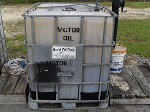 Motor Oil Container