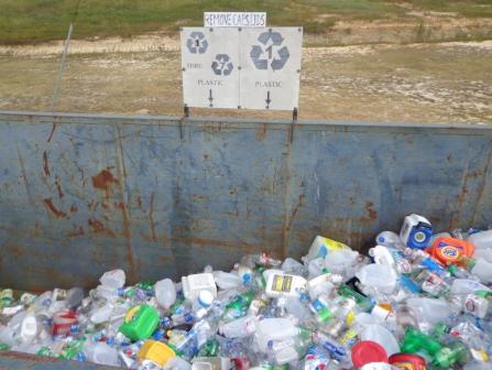 Number 1 and 7 Plastics Receptacle